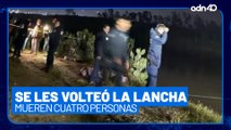 Así fue como cuatro personas murieron al caer de una lancha en el Lago Metepec, en Hidalgo