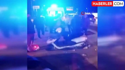 Rize'de Motosikletli Kuryelerin Çarpışması: 2 Yaralı