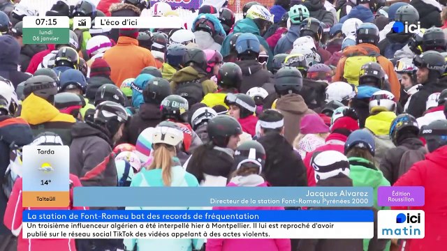 L'éco d'ici - Record de fréquentation pendant les vacances à Font-Romeu Pyrénées 2000