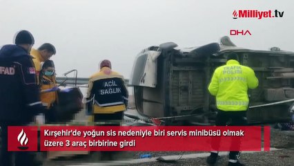 Kırşehir'de katliam gibi kaza! Ölü ve yaralılar var