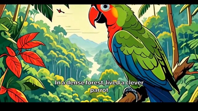 Animated video | animated cartoons video | animation | animated cute parro