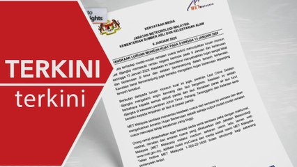 [TERKINI] Luruan monsun kuat bermula 9 Jan, hujan lebat berterusan