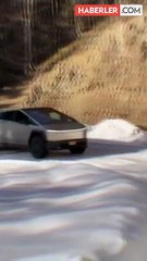 Tesla'nın Cybertruck'ı Trabzon'da Ortaya Çıktı