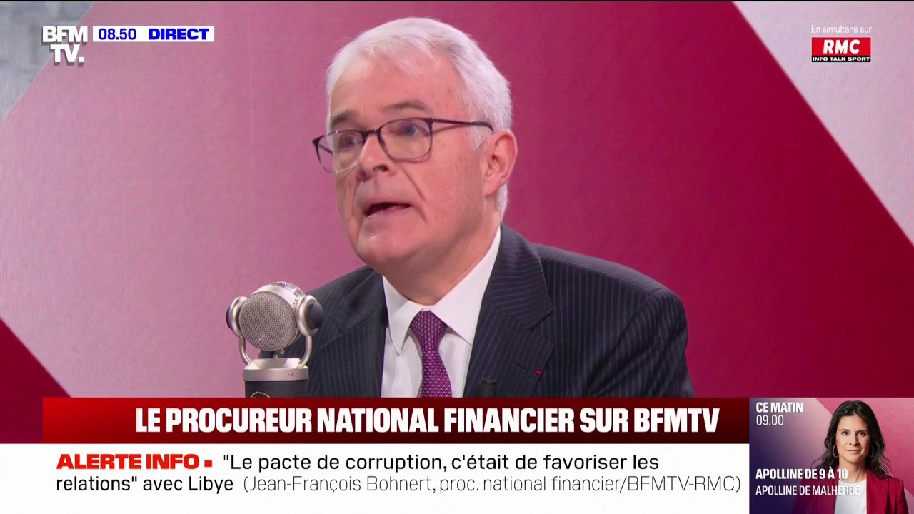 Sarkozy-Kadhafi: "Notre travail n'est pas un travail politique, nous ne sommes pas engagés", assure le procureur du parquet national financier