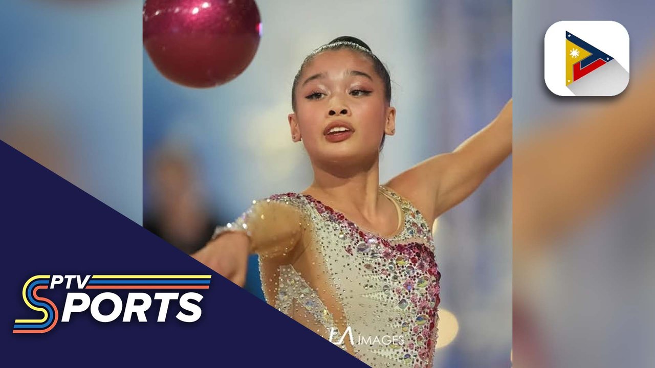 Rising Filipina-Italian rhythmic gymnast Kyla Mendoza, wagi ng dalawang medalya sa Rome Cup