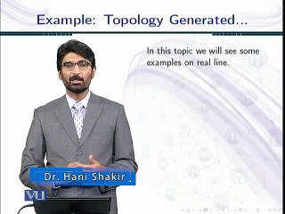 Lecture 57 : Topology Generated by Collection on R: Examples in Urdu