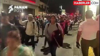 Trump'ın yemin töreni öncesi Meksika'dan 1500 göçmen daha yollara düştü
