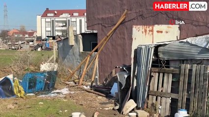 Arnavutköy'de İnşaat Malzemesi Hırsızlığı Güvenlik Kamerasında