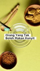 Orang Yang Tak Boleh Makan Kunyit