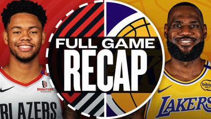 Game Recap: Lakers 114, Trail Blazers 106