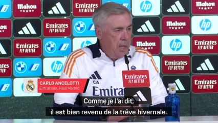 Ancelotti : "Vinicius est déterminé à faire la différence"