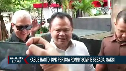 Kasus Harun Masiku, KPK Periksa Mantan Dirjen Imigrasi Ronny Sompie Sebagai Saksi