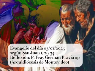 Evangelio del día 03/01/2025 según San Juan 1, 29-34 - P. Fray Germán Pravia op