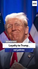 Loyalty to Trump not policies