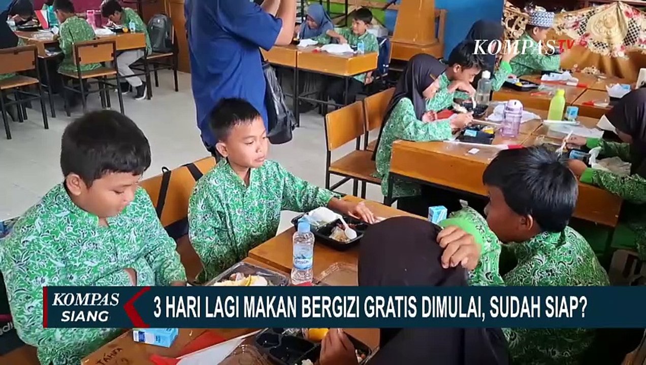 3 Hari Lagi Makan Bergizi Gratis Dimulai, Pemer...
