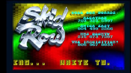 Amiga Cracktro Mcgee At The Fun Fair By Skid Row (1991)