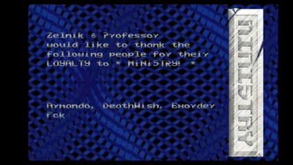 Amiga Cracktro Project X Special Edition By Ministry (1993)