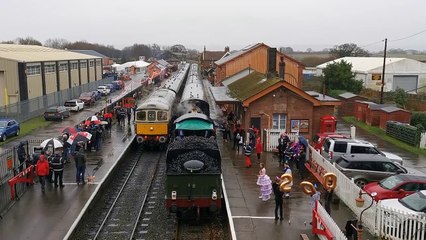 West Somerset Railway celebrate their 200th year with a New Year's Whistle Up