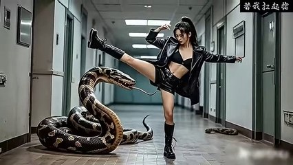 A Kung Fu Beauty Surrounded by Japanese Troops, Saved by a Mysterious Snake!