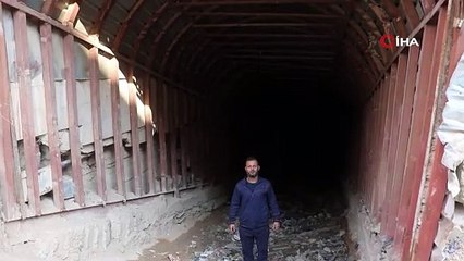 Şam'ın gizli tünelleri böyle görüntülendi