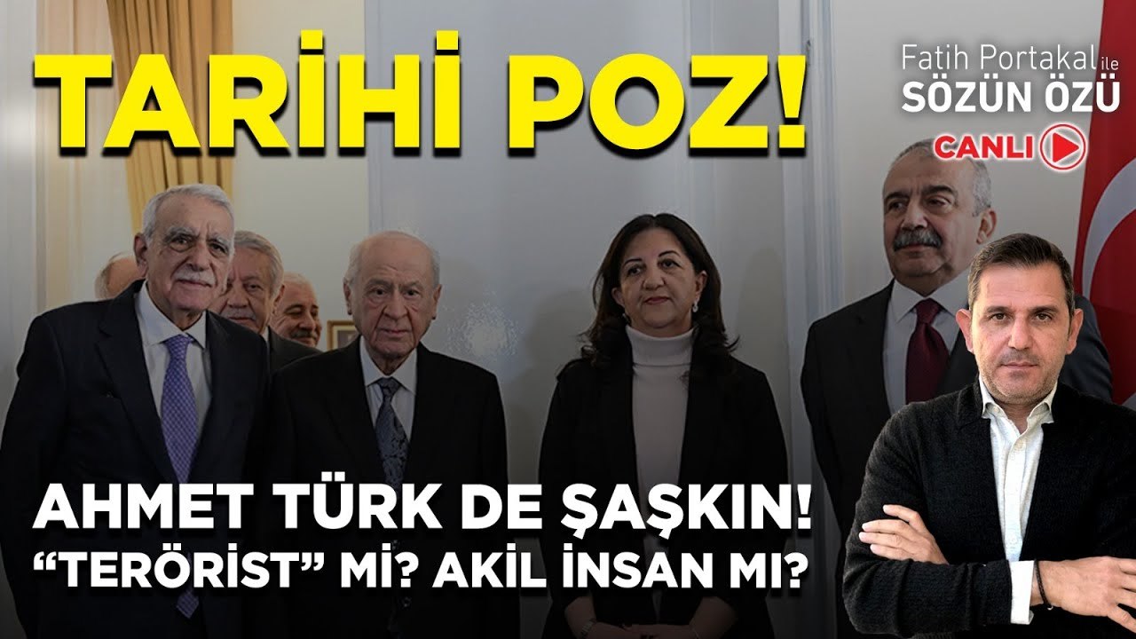 TARİHİ POZ! AHMET TÜRK DE ŞAŞKIN “TERÖRİST” Mİ? AKİL İNSAN MI?