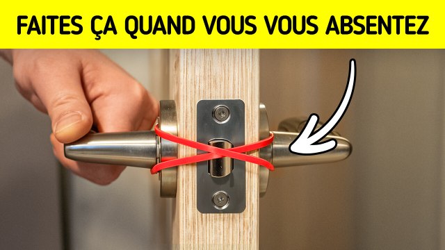 Mettez Des Élastiques Sur La Poignée De Votre Porte Si Vous Ne Faites Confiance À Personne