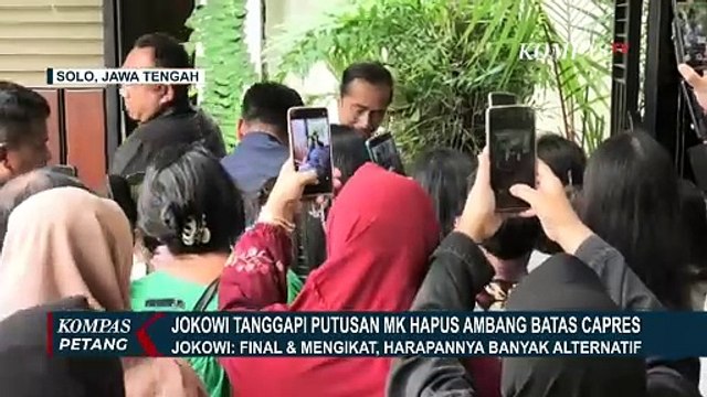 Tanggapi Putusan MK Hapus Ambang Batas Pencalonan Presiden, Jokowi: Hormati
