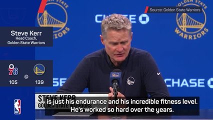 Curry 'one of the most beautiful players who's ever lived' - Kerr