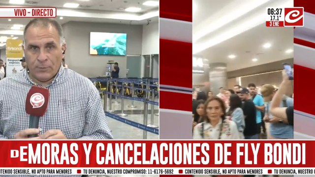 Demoras y cancelaciones de Flybondi en Aeroparque