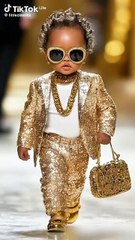 Amazing baby fashion show star