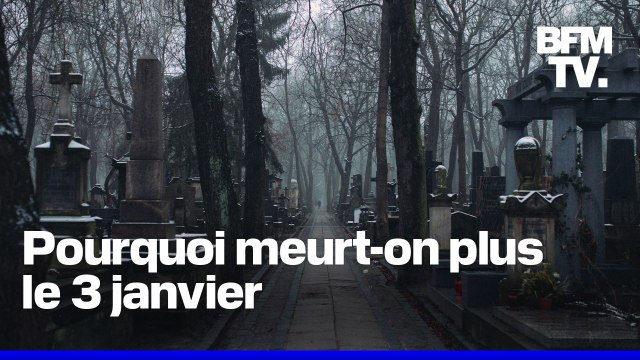 Excès des fêtes, report des rendez-vous médicaux..Pourquoi le 3 janvier est le jour où l'on meurt le plus en France