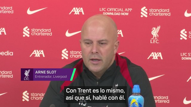 Slot responde sobre los rumores de Trent Alexander-Arnold: “He hablado con él...”