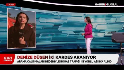 Denizde kaybolan 2 kardeş aranıyor
