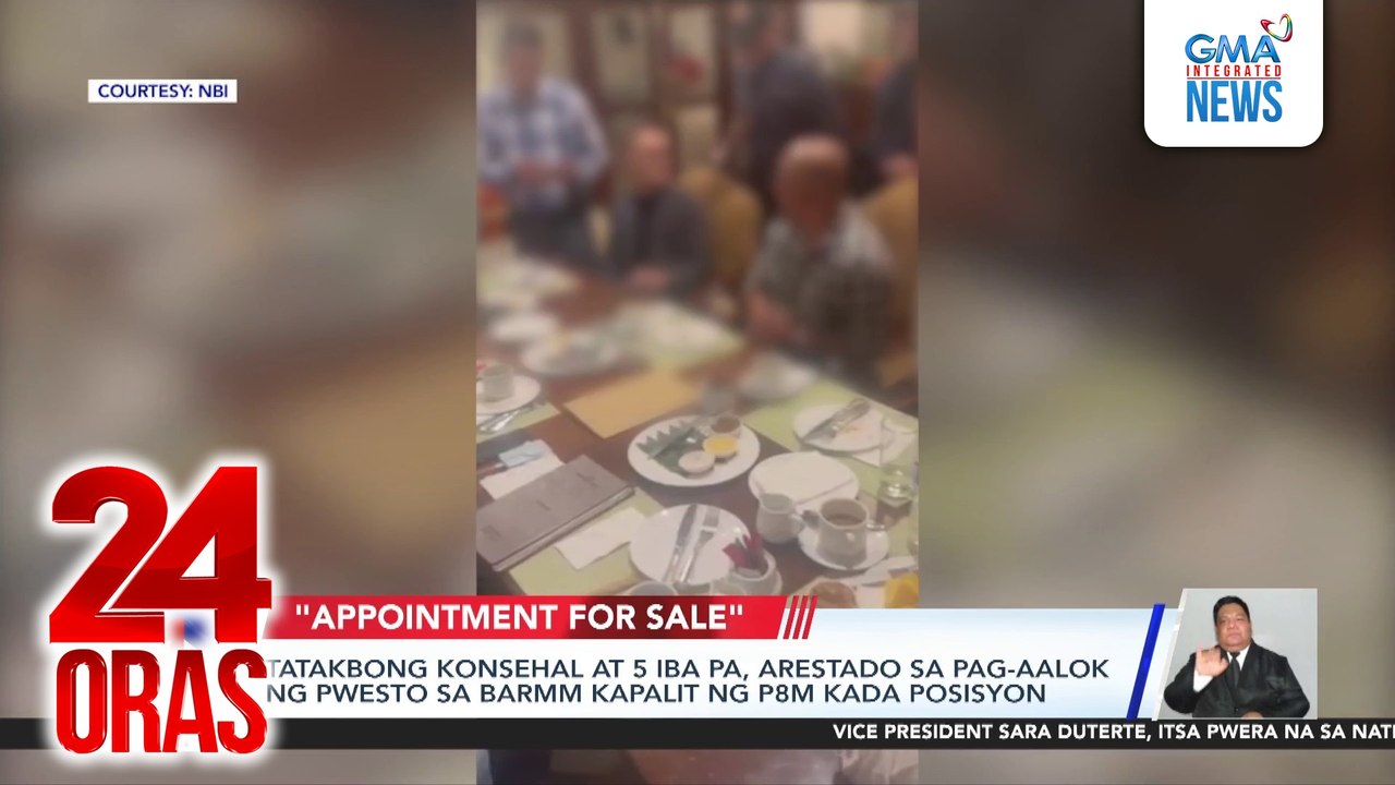 Tatakbong konsehal at 5 iba pa, arestado sa pag-aalok ng pwesto sa BARMM kapalit ng P8-M kada posisyon | 24 Oras