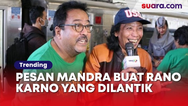 Pesan Mandra Buat Rano Karno yang Segera Dilantik Jadi Wakil Gubernur DKI Jakarta: Tolong Dong, Amanah!