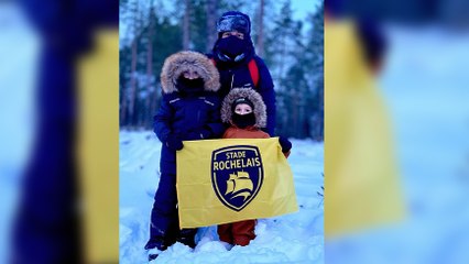 Rugby : Martin et ses enfants soutiennent le Stade Rochelais depuis la Laponie pour le match face à Toulouse
