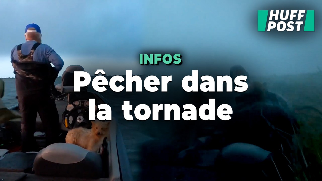 Ces pêcheurs et leur chien ont survécu par miracle à une forte tornade sur leur bateau