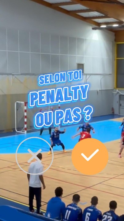 Selon toi penalty ou pas ? 👀 #Handball #Hand #HandballPlayer #EPHB #Quiz