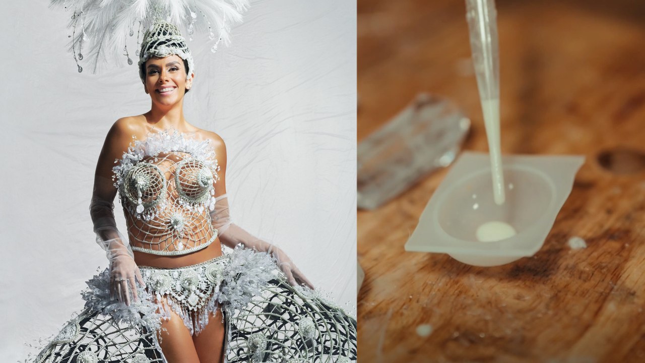 Así se hizo el vestido de leche materna de Pedroche para las campanadas