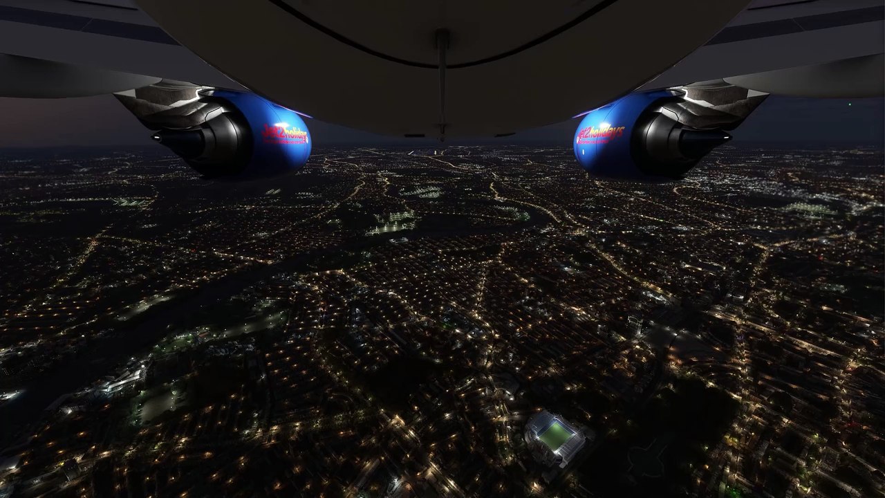 Dazzling Landing Jet Holidays A320neo at Heathrow Airport (LHR), London, United Kingdom #flying #flights #fly #flightlovers #Canada #USA #Japan  #aviation #flying #FlyingLovers #aviationlovers