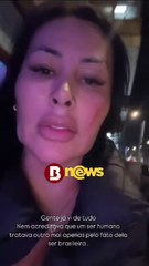 Mulher de jogador brasileiro surge com rosto machucado e relata ter sofrido xenofobia em Portugal: "só podia ser brasileira"