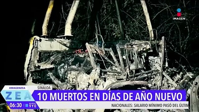 Sinaloa inicia el 2025 en medio de hechos de violencia