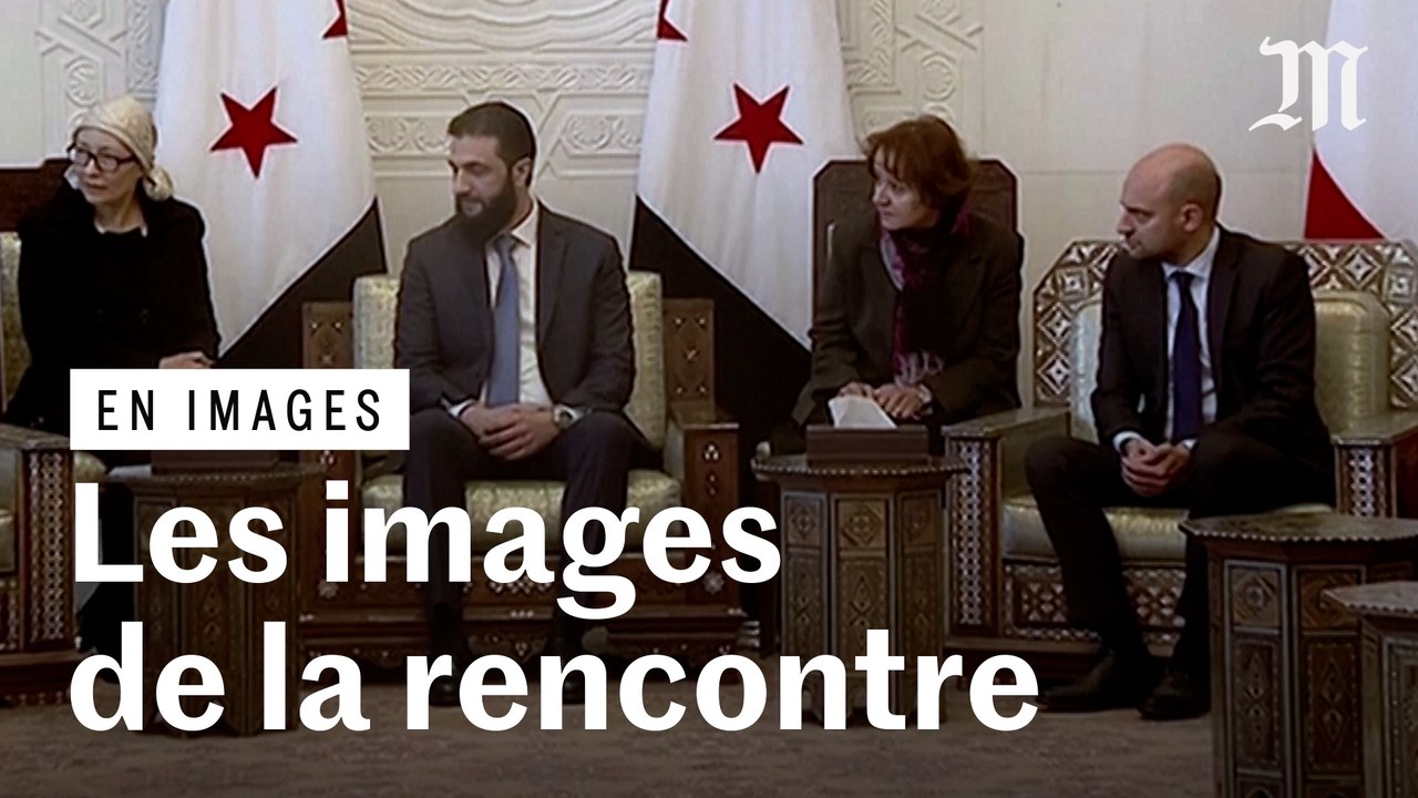 Le ministre des affaires étrangères français a rencontré le nouveau dirigeant syrien