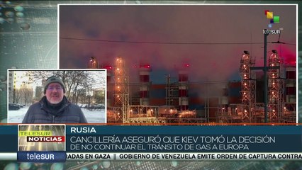 Rusia ve a EE.UU. como beneficiario del cese de envío de gas a Ucrania