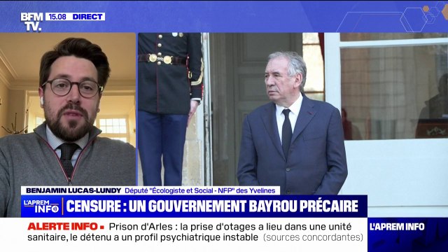 Quand on fait le choix de nommer Elisabeth Borne, qui a incarné la brutalité démocratique du 49-3 (...) rend difficile de composer avec ce gouvernement , souligne Benjamin Lucas-Landy (député Écologiste et Social-NFP)