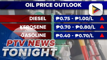 Oil prices set to increase next week