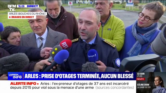 Prison d'Arles: Nous avons privilégié la négociation avec l'intéressé, ça a duré cinq heures , détaille Pierre-Édouard Colliex (préfet de police des Bouches-du-Rhône)