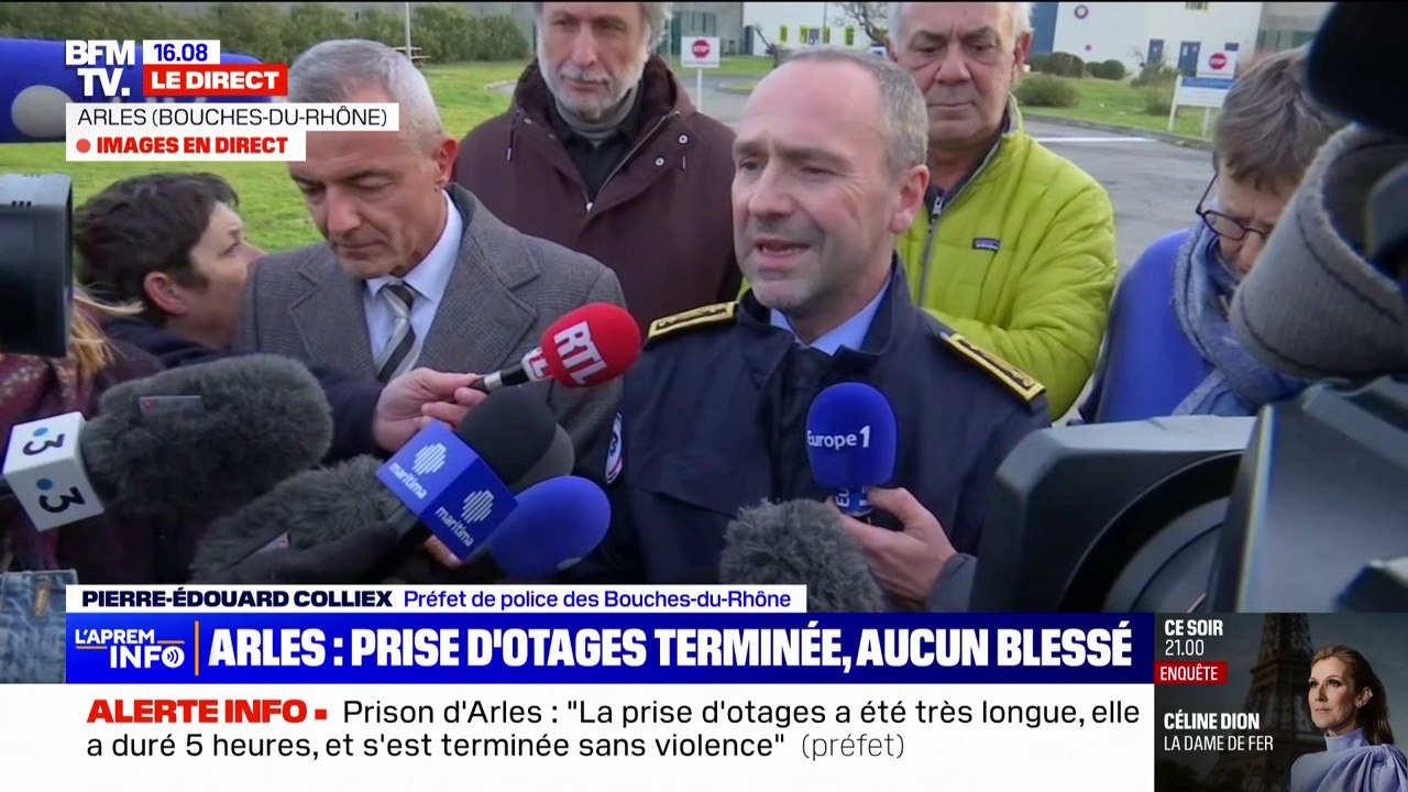 Prison d'Arles: "Il n'y a pas eu de blessé", indique le préfet de police des Bouches-du-Rhône, Pierre-Édouard Colliex
