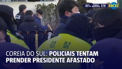 Agentes que tentam prender presidente sul-coreano são confrontados por 'serviço de segurança'