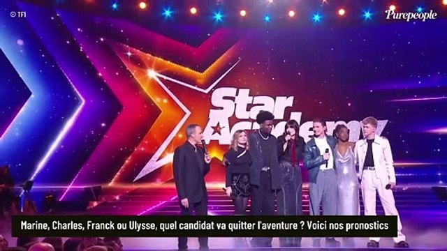 Star Academy : Marine, Charles, Franck ou Ulysse, quel candidat va quitter l'aventure ? Voici nos pronostics